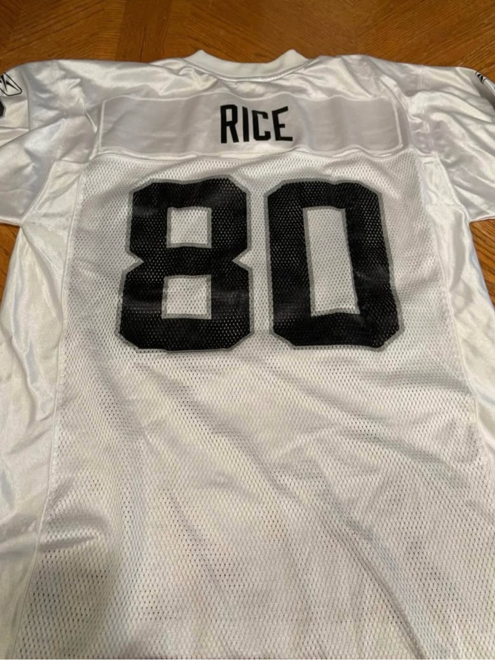 Vintage Oakland Raiders Jerry Rice Reebok Football Jersey